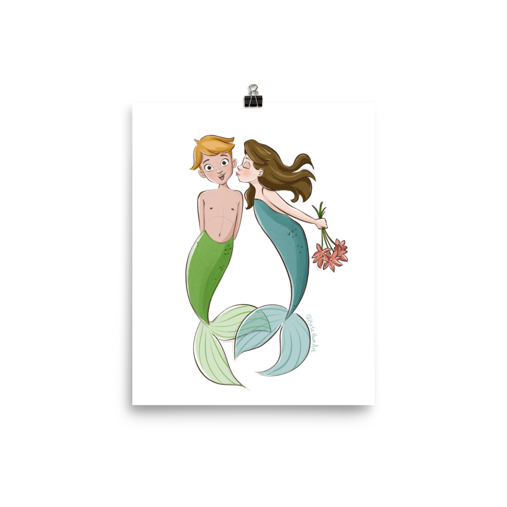 Mermaid Crush Digital Print - Image 3