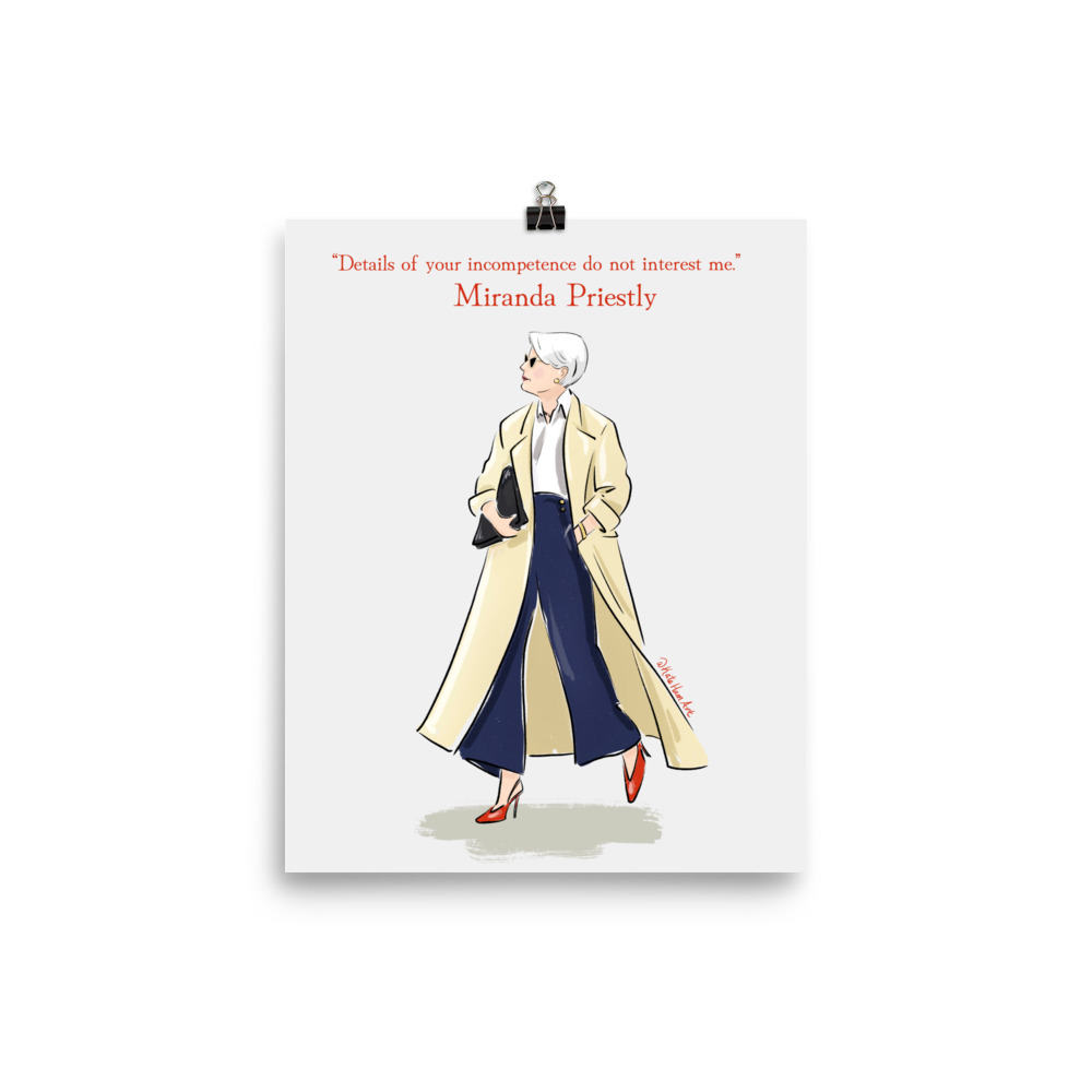 Miranda Priestly Digital Print - Image 3