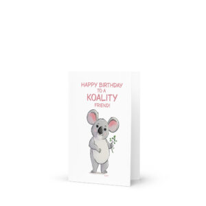 Koala Happy Birthday Card