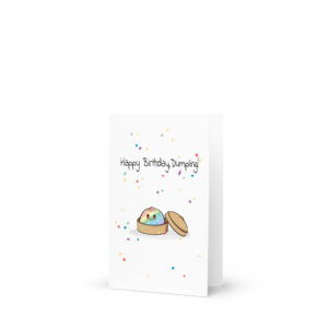 Happy Birthday Dumpling Card