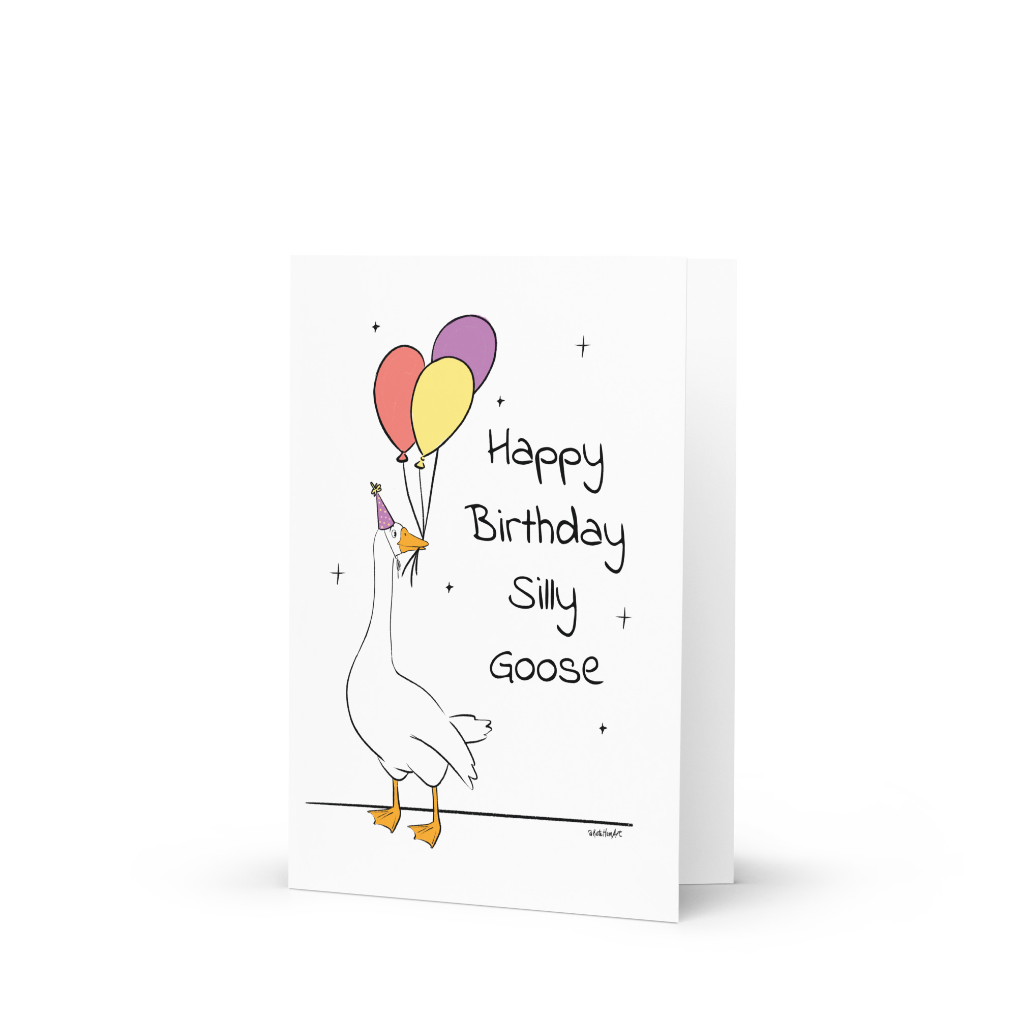 Happy Birthday Silly Goose Card - Image 2